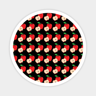 Beautiful pattern on small apple fruit. Magnet